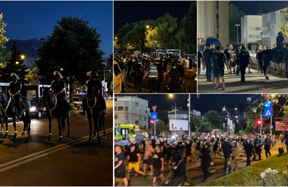 Forţe de ordine în număr uriaş la Dinamo – Petrolul! Fanii, luaţi în primire de jandarmi înaintea meciului