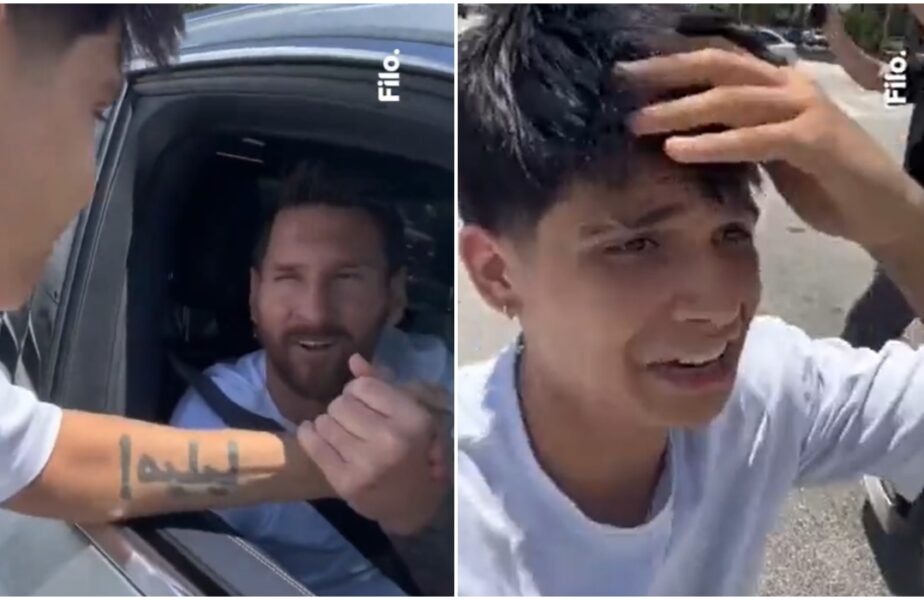 Lionel Messi și-a făcut un fan să plângă de fericire! Gest incredibil făcut de campionul mondial