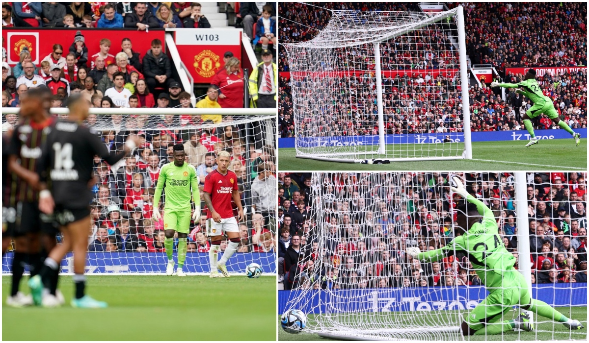 Andre Onana a primit gol de la mijlocul terenului la debutul pentru Manchester United. Fanii au răbufnit: „Să revină De Gea!