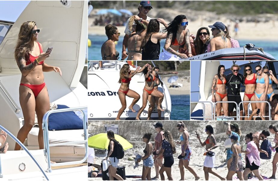 Jucătoarele din naţionala Spaniei dau tonul distracţiei la Ibiza, după ce au câştigat Cupa Mondială! Imagini „fierbinţi”