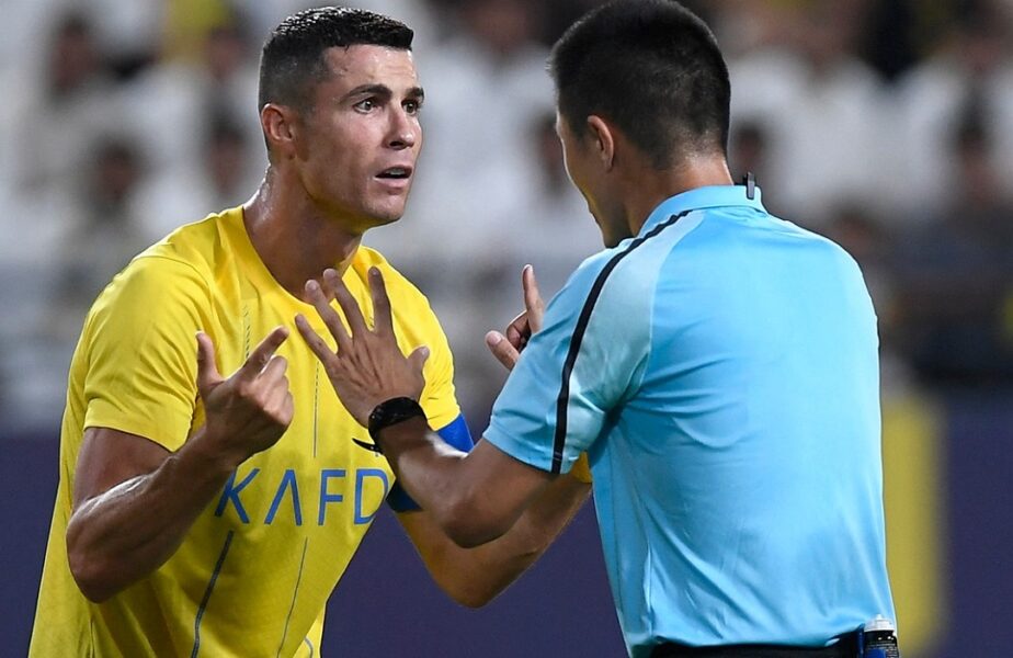 Cristiano Ronaldo, scene uluitoare la ultimul meci al lui Al-Nassr! S-a certat cu arbitrul după ce a cerut cinci penalty-uri