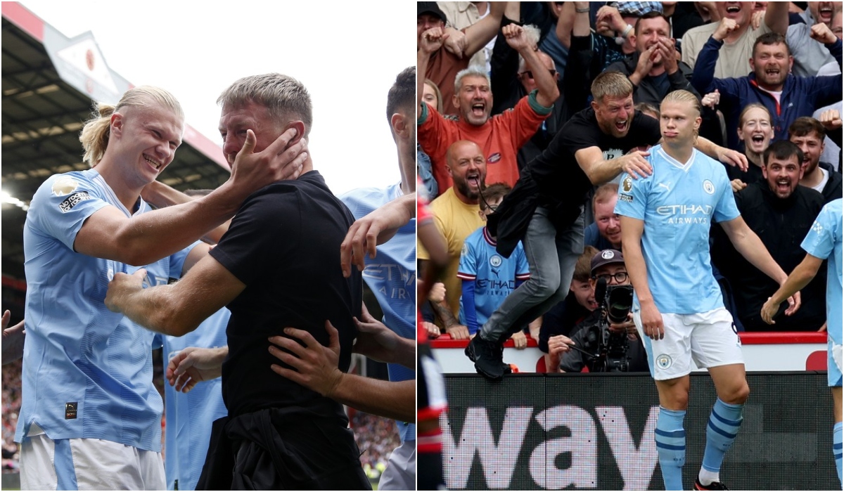 Erling Haaland, asaltat de un suporter al lui Manchester City! Reacţia fabuloasă a starului norvegian