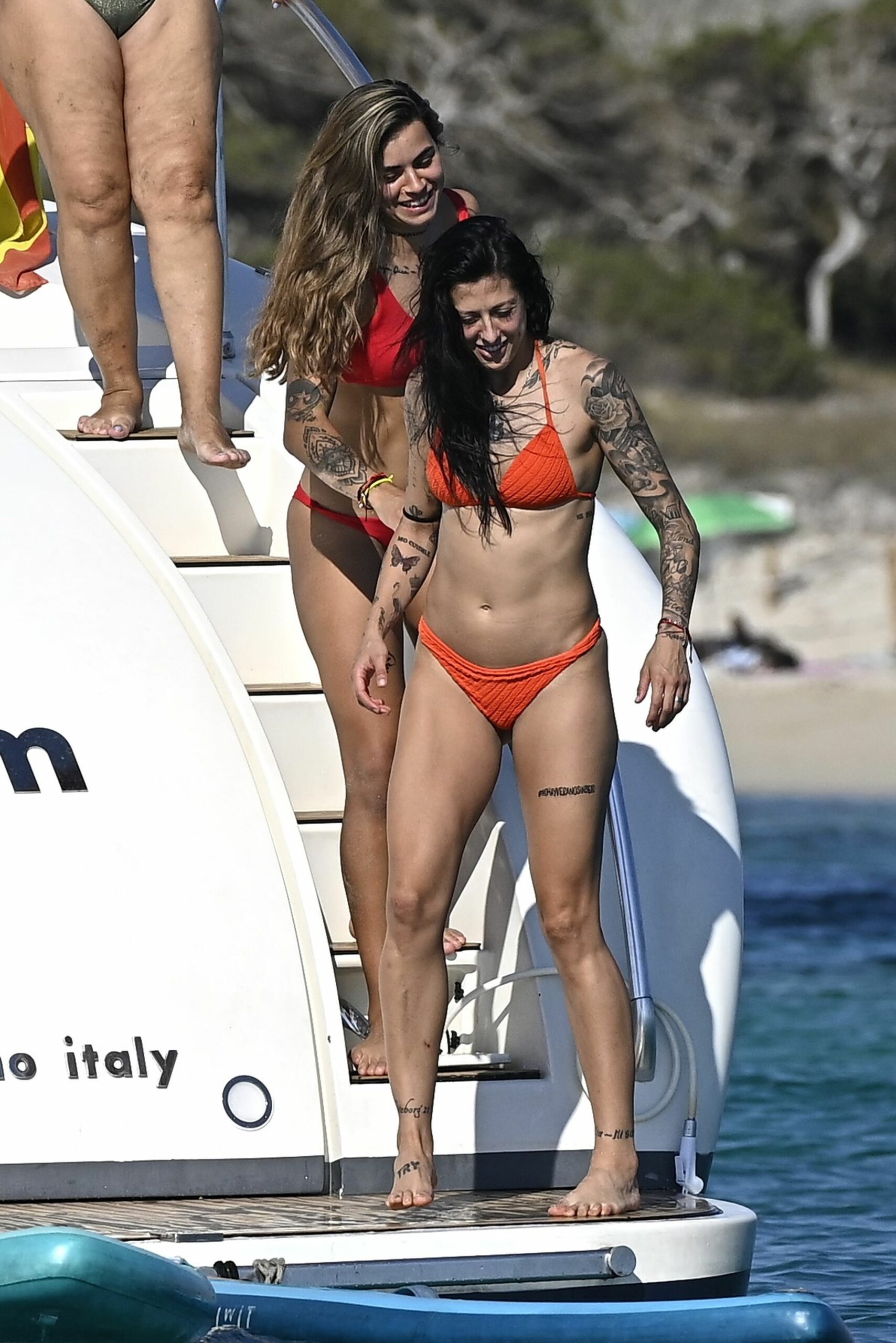 August 23, 2023, Ibiza, Spain: Jennifer Hermoso and Misa Rodriguez have fun on a boat during their vacation on August 23, 2023, in Ibiza (Spain)...SOCCER..Francisco Guerra / Europa Press..08/23/2023 (Credit Image: © Francisco Guerra/Contacto via ZUMA Press)