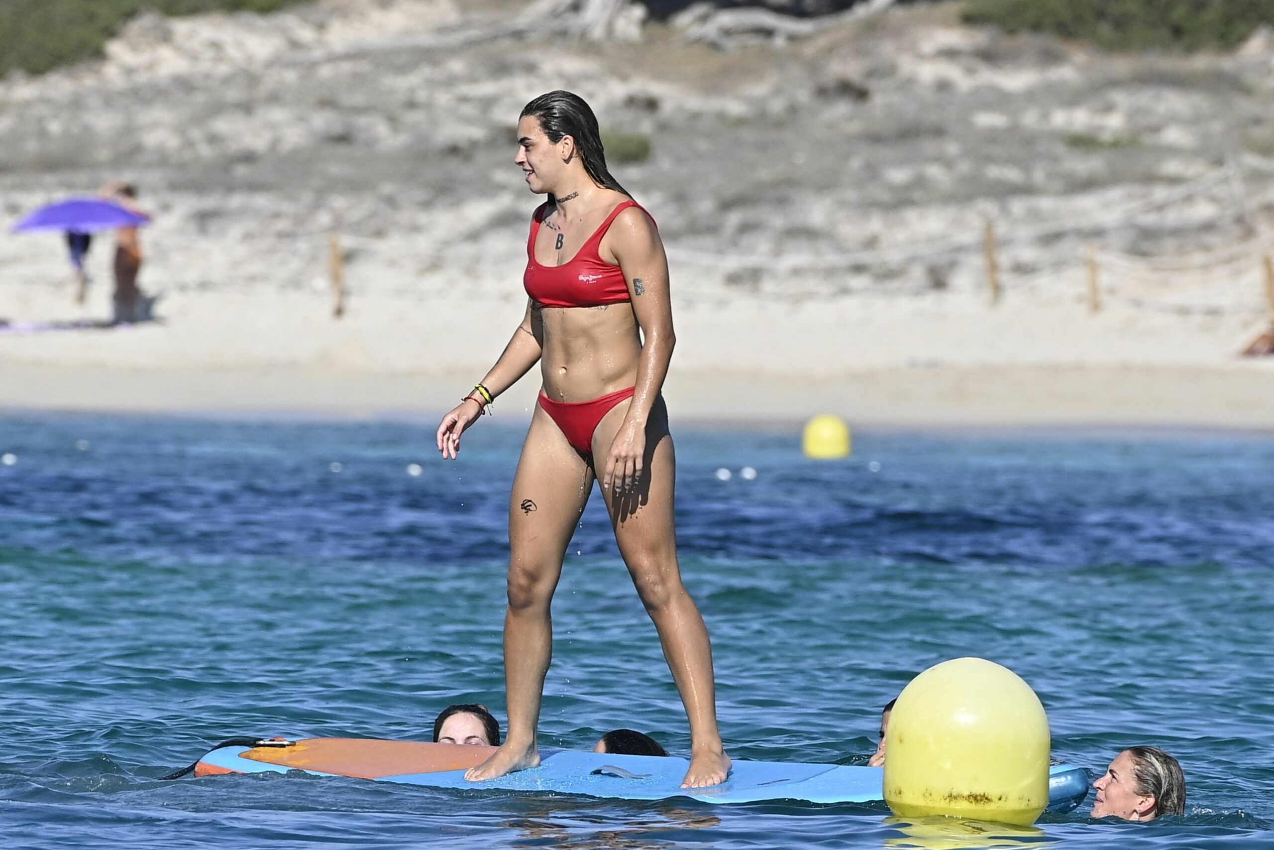 August 23, 2023, Ibiza, Spain: Misa Rodriguez enjoys herself on a boat during her vacation on August 23, 2023, in Ibiza (Spain)...SOCCER..Francisco Guerra / Europa Press..08/23/2023 (Credit Image: © Francisco Guerra/Contacto via ZUMA Press)