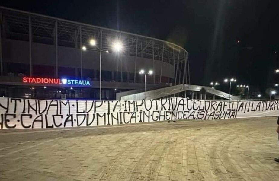 FCSB – CFR Cluj în Ghencea | Ultraşii CSA Steaua au trecut la ameninţări: „Cine calcă duminică în Ghencea îşi asumă”