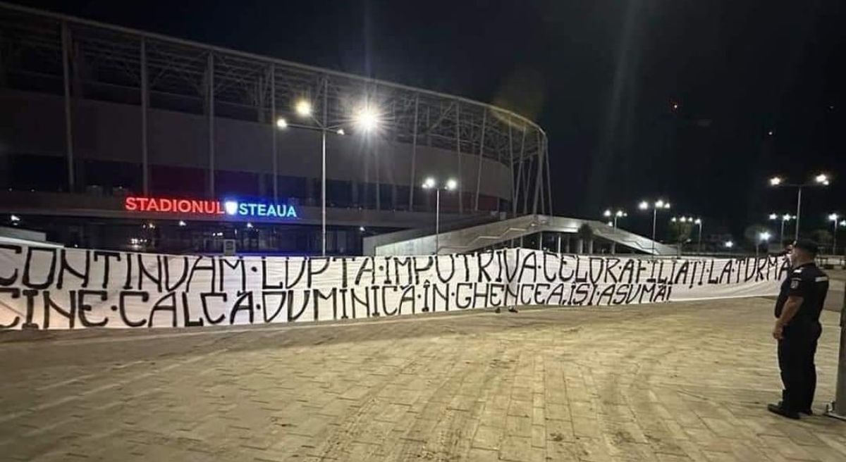 Ultraşii CSA Steaua au trecut la ameninţări