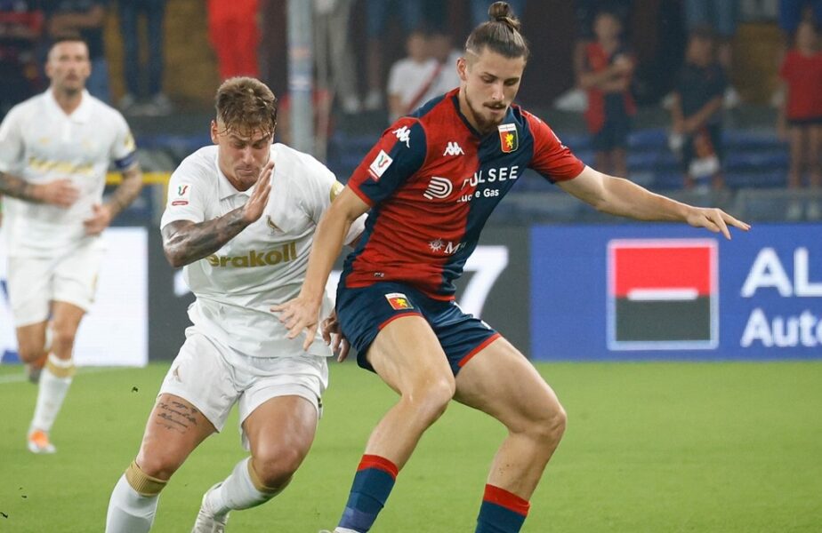Radu Drăguşin, analizat în presa din Italia după ce a fost titular în Genoa – Fiorentina 1-4: „A riscat totul!”