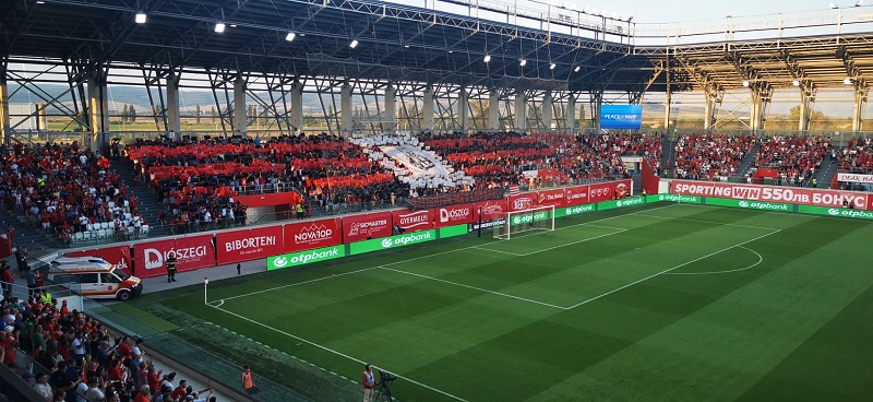 Coregrafia fanilor de la Sepsi, pentru duelul cu CSKA Sofia