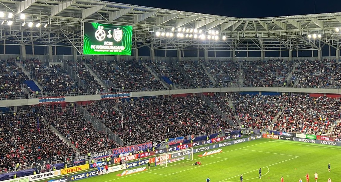 Crainicul de la stadionul Steaua, un nou discurs viral înaintea partidei cu Nordsjaelland: „Vă dorim vizionare plăcută