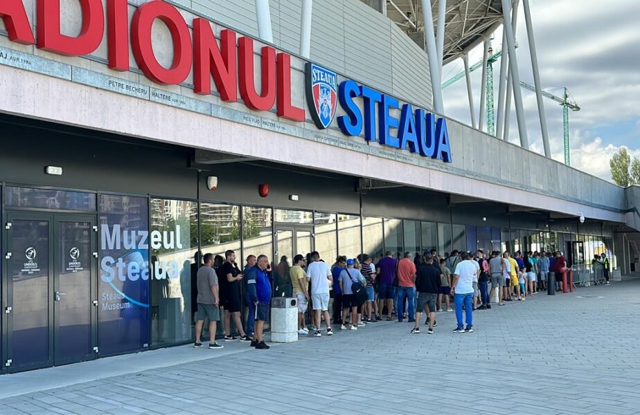 Cozi uriaşe la Stadionul Steaua. Fanii FCSB-ului încearcă să prindă ultimele bilete pentru meciul cu Norsjaelland