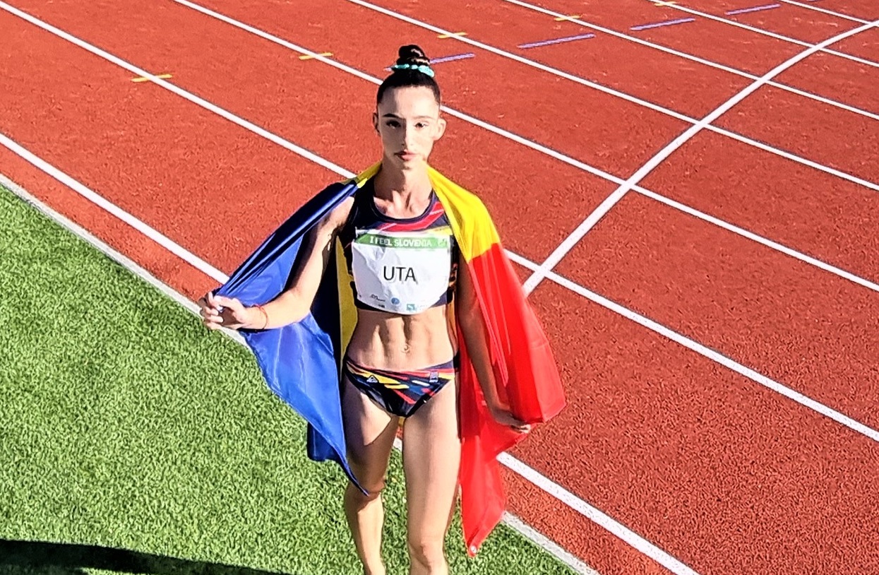 Ştefania Uţă a câştigat medalia de bronz la 400 de metri garduri