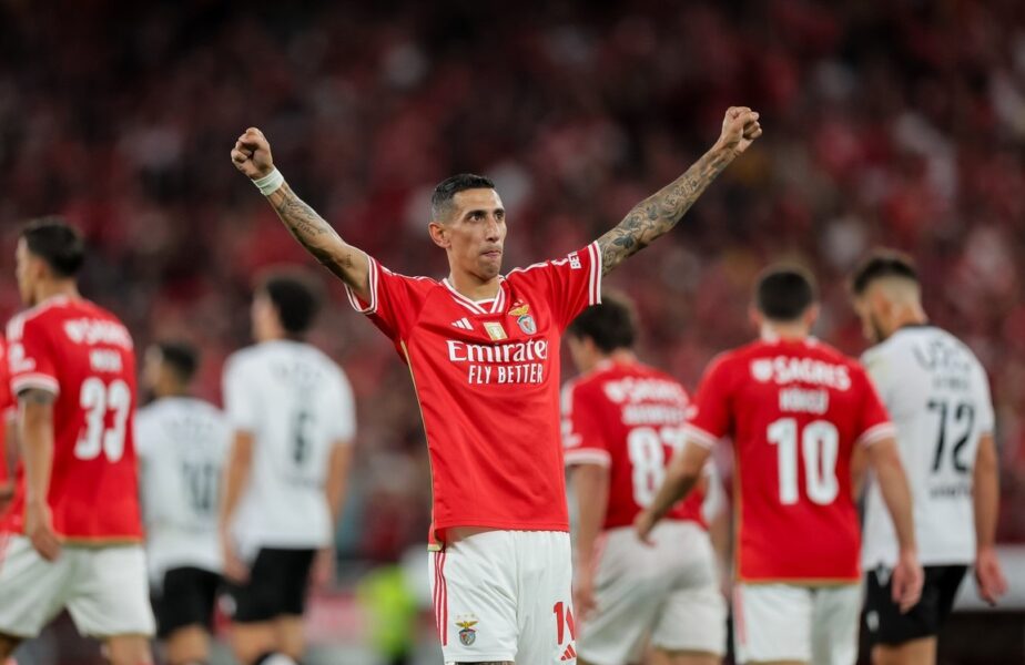 Angel Di Maria, gol magnific din lovitură liberă în Vizela – Benfica! Starul argentinian, show total în Liga Portugal
