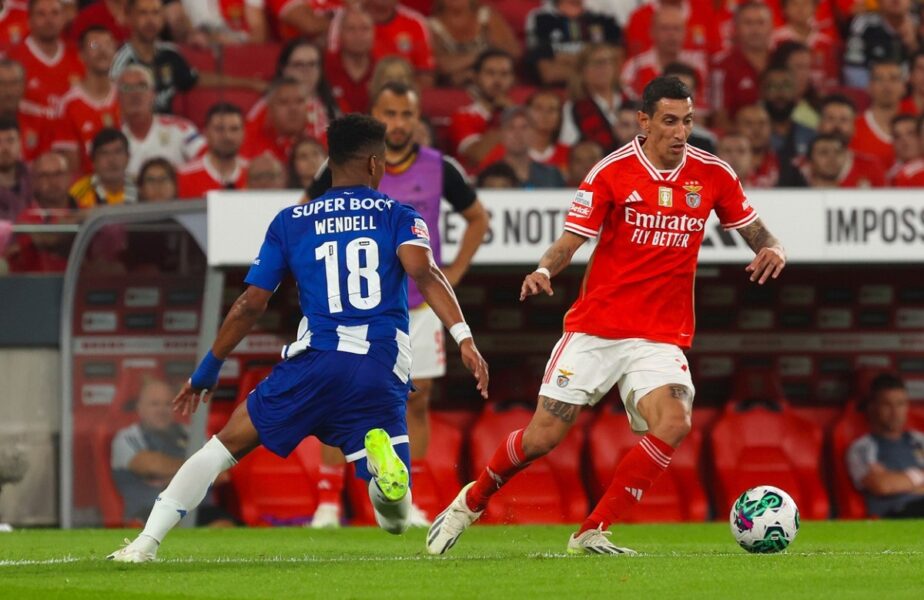 Angel Di Maria, bucurie nebună după golul marcat în Benfica – Porto! Cifre fabuloase pentru starul argentinian