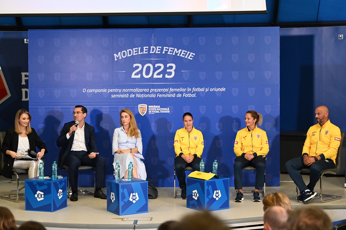 Naționala Feminină de Fotbal a României a lansat campania „Modele de Femeie 2023!”
