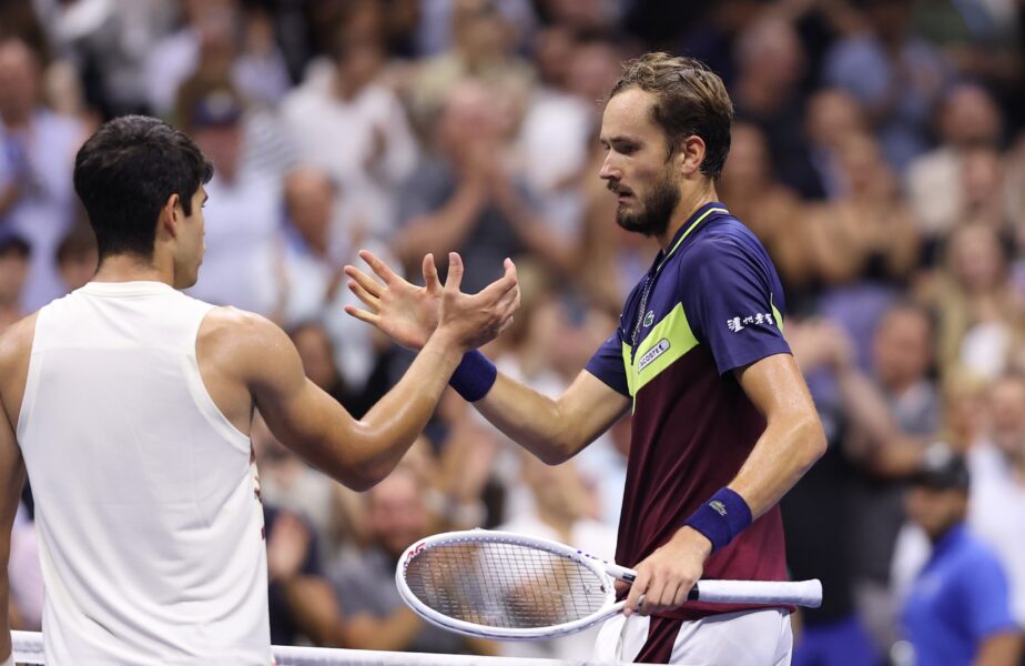 Novak Djokovic – Daniil Medvedev e finala de la US Open 2023. Rusul l-a eliminat pe Carlos Alcaraz