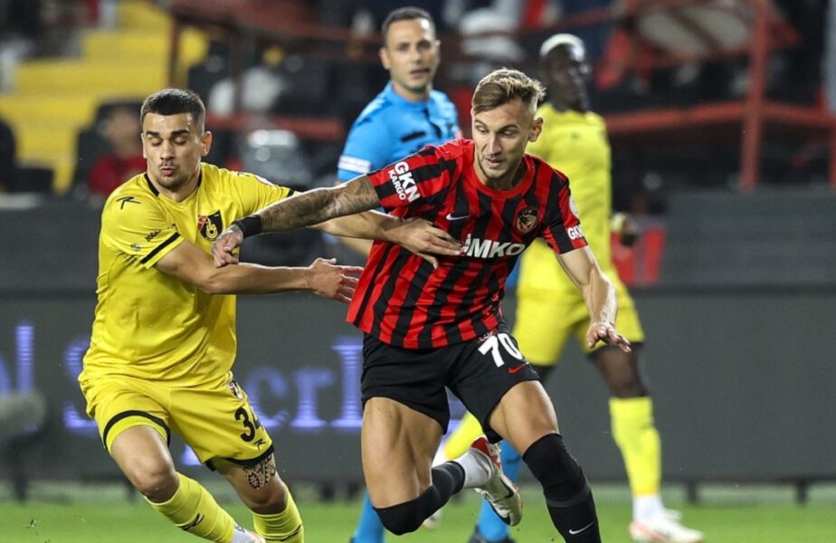 Denis Drăguş, gol în Gaziantep – Istanbulspor! Şumudică a înnebunit în prima repriză după ce VAR-ul i-a anulat două goluri