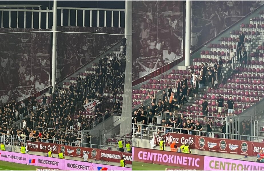 Galeria lui Dinamo, protest masiv în derby-ul cu Rapid! Fanii au plecat de pe stadion, după decizia luată de jandarmi