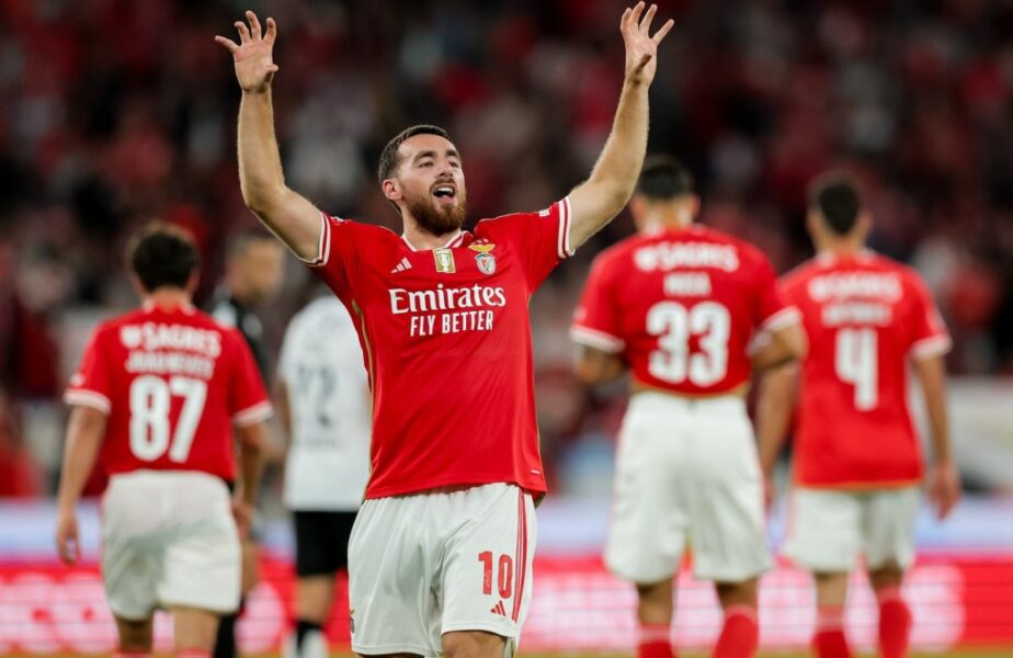 Orkun Kokcu a marcat un gol splendid în Benfica – Guimaraes 4-0! Internaţionalul turc a marcat din pasa lui Di Maria