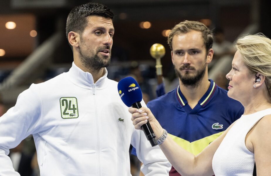 Daniil Medvedev, către Novak Djokovic, după finala US Open 2023: ”Ce mai cauți aici?”