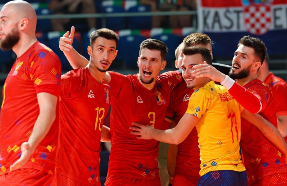 Bucuria jucătorilor naţionalei de volei masculin, după ce au dus România în sferturile Campionatului European!