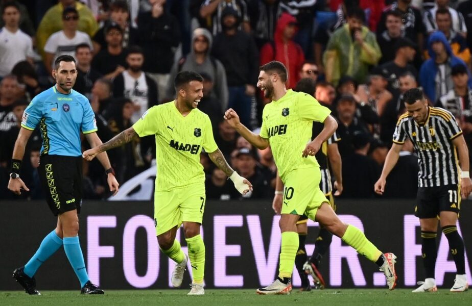 Juventus, autogol cum rar vezi pe terenul de fotbal în meciul cu Sassuolo! „Bătrâna Doamnă” a pierdut cu 4-2