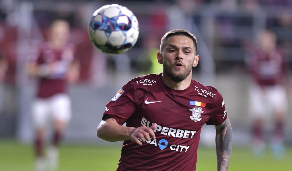 Alex Ioniță, într-o formă de zile mari, după ce a marcat 2 goluri în Rapid - Poli Iași