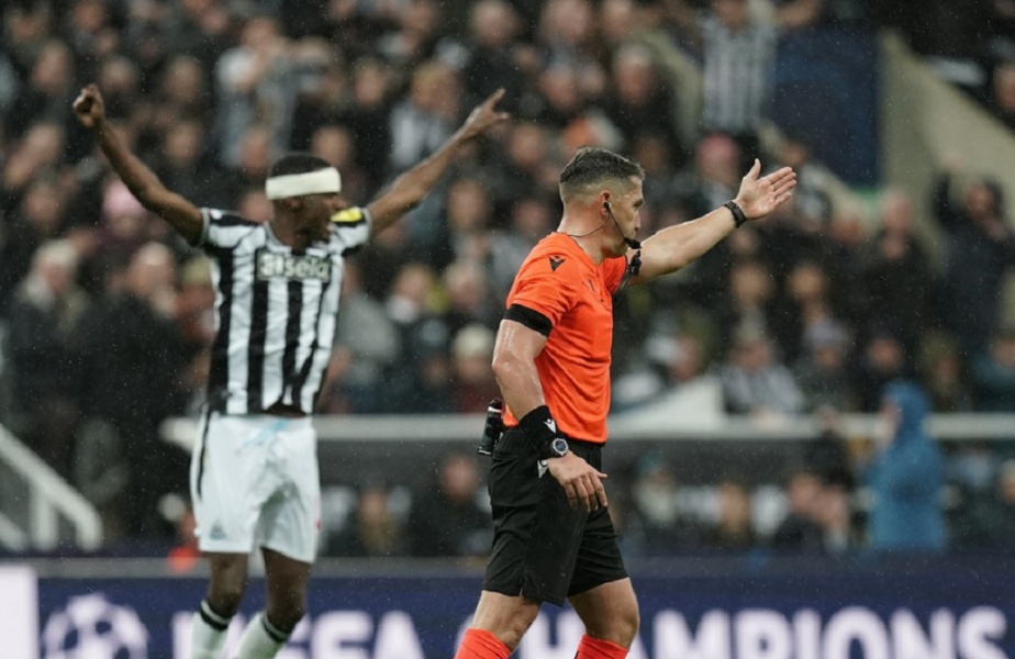 Reacția presei din Franța după prestația lui Istvan Kovacs din Newcastle – PSG 4-1. Centralul român, gafă în minutul 39