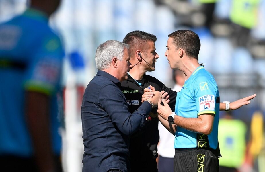 Jose Mourinho, gest controversat în AS Roma – Monza 1-0. Motivul pentru care a fost eliminat în prelungirile partidei