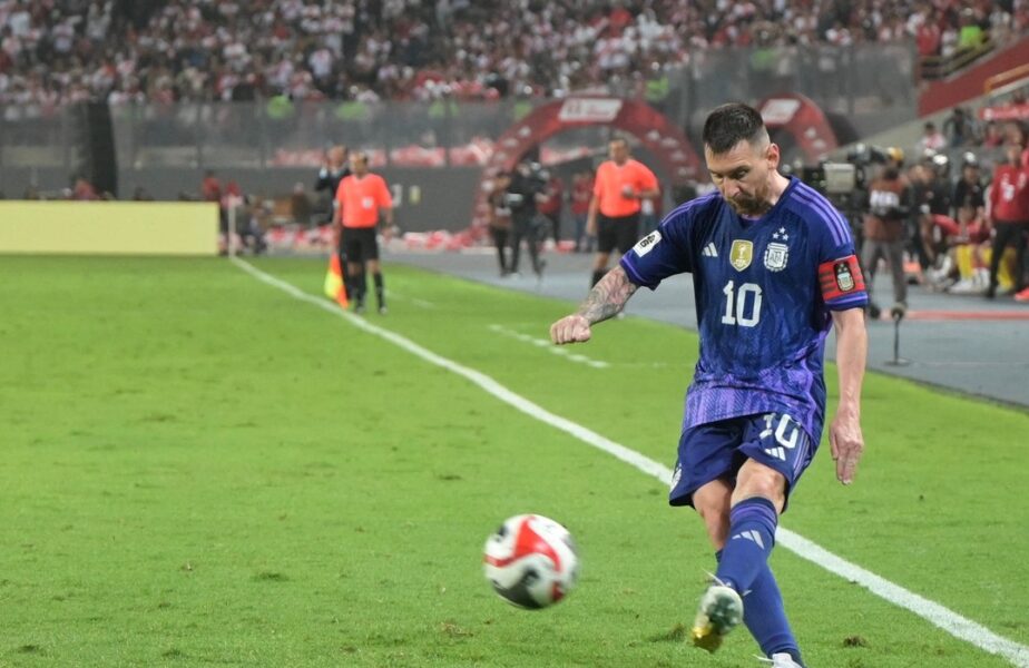 Lionel Messi, „dublă” superbă în Peru – Argentina 0-2! Reușite de senzație pentru starul de la Inter Miami