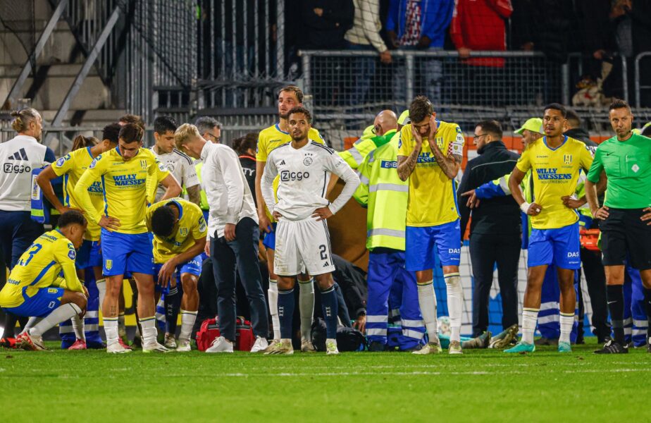 Portarul Etienne Vaessen s-a accidentat la cap şi a fost resuscitat pe teren, în RKC Waalwijk – Ajax