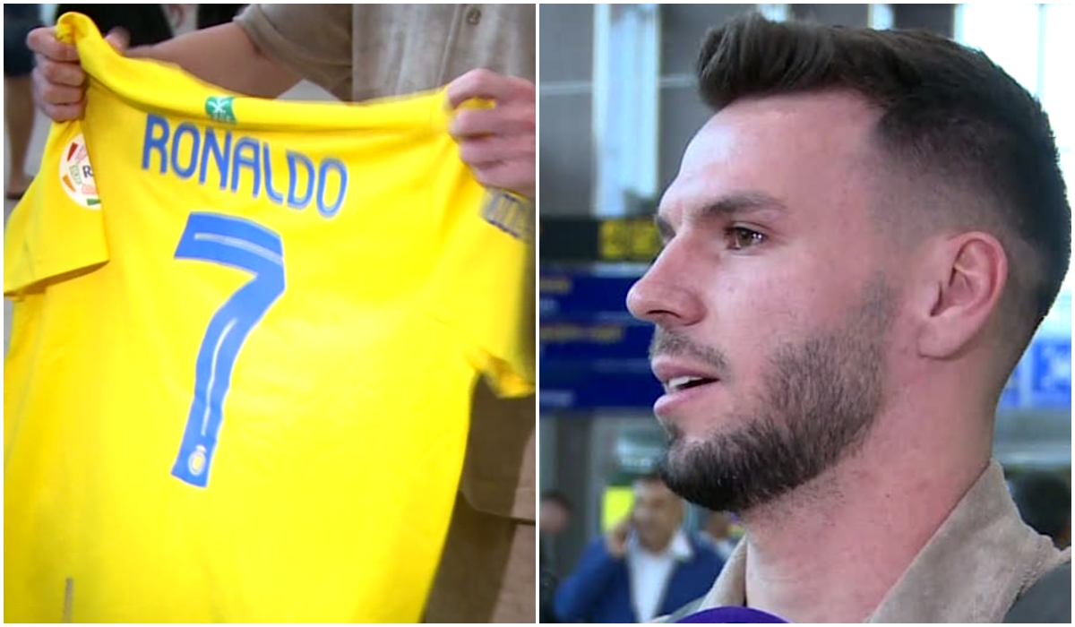 Andrei Cordea a adus tricoul lui Cristiano Ronaldo în România