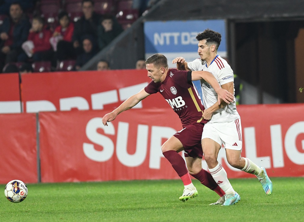 CFR Cluj - Oțelul Galați 0-0. Echipa lui Mandorlini a ratat ocazia de a se apropia la un punct de FCSB