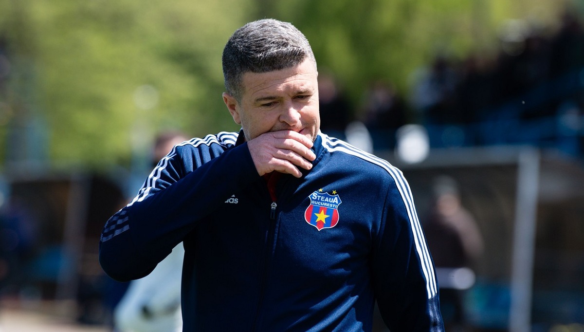 Daniel Opriţa şi-a făcut praf jucătorii, după ce CSA Steaua a pierdut cu Slobozia