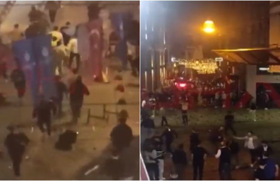 Bătaie între suporteri înainte de Galatasaray – Bayern! Scene incredibile pe străzile din Istanbul. Mai mulţi fani au fost răniţi