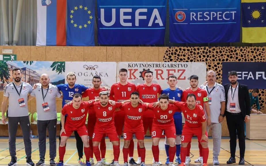 United Galați – Etoile Lavalloise 4-10 a fost în AntenaPLAY. Campioana României a fost eliminată din Futsal Champions League