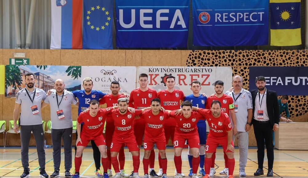 United Galați – Etoile Lavalloise 4-10 a fost în AntenaPLAY. Campioana României a fost eliminată din Futsal Champions League