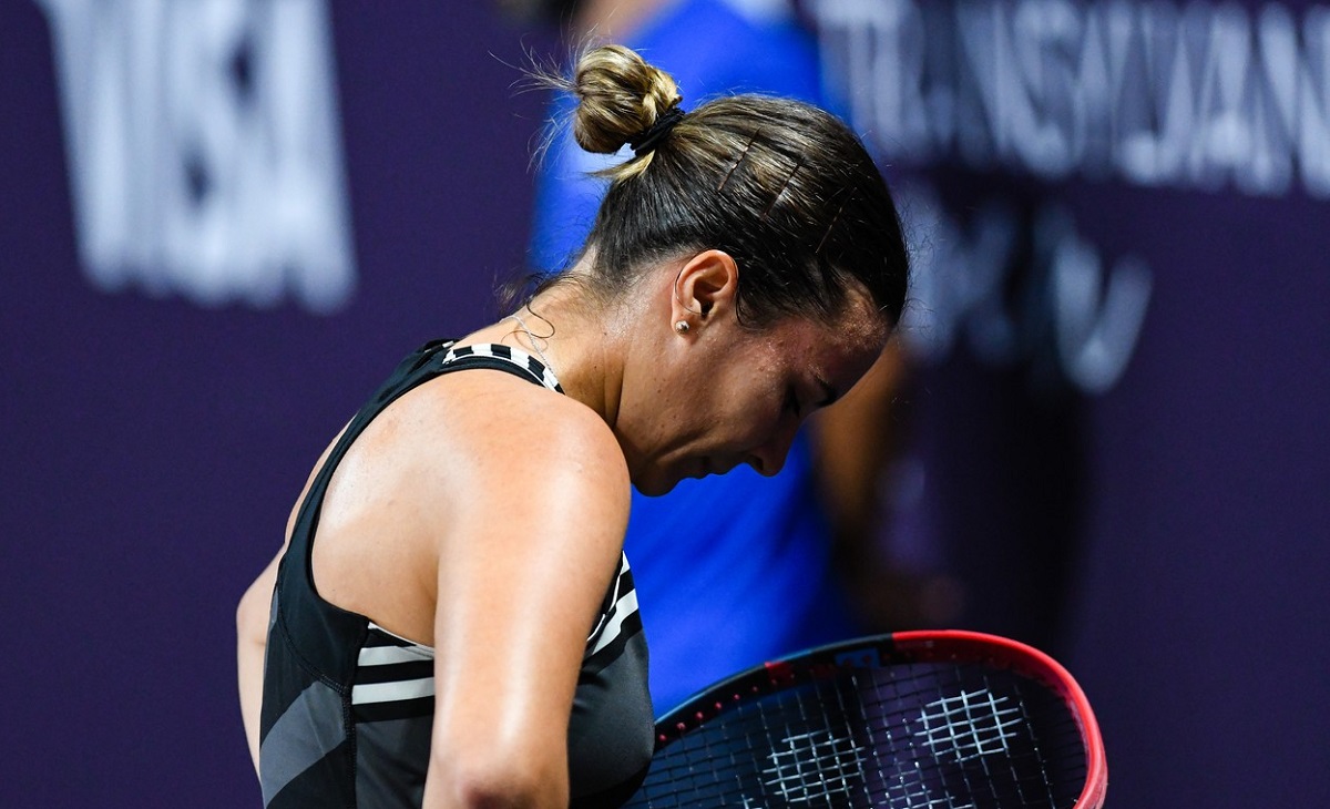 Gabriela Ruse, cu ochii în lacrimi după ce a pierdut finala Transylvania Open