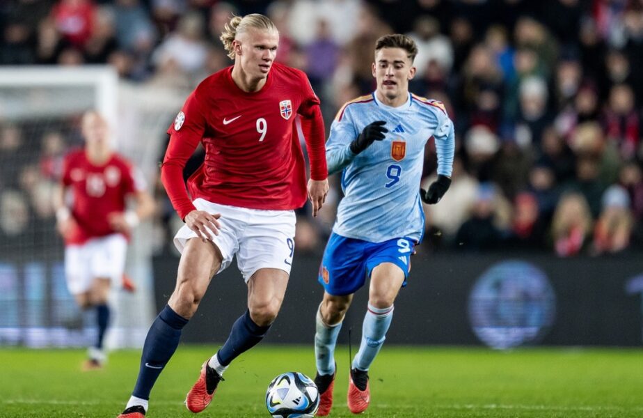 Preliminarii EURO 2024 | Erling Haaland este OUT de la EURO 2024, după Norvegia – Spania 0-1. Toate rezultatele serii
