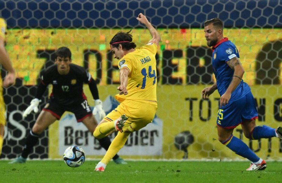 Ianis Hagi, gol superb în România – Andorra! Prima reuşită la naţională, după o „secetă” de doi ani