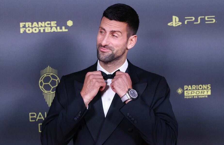 Novak Djokovic, dialog savuros la Gala Balonului de Aur! S-a dat drept jucătorul lui AC Milan: „În weekend dau hat-trick!”
