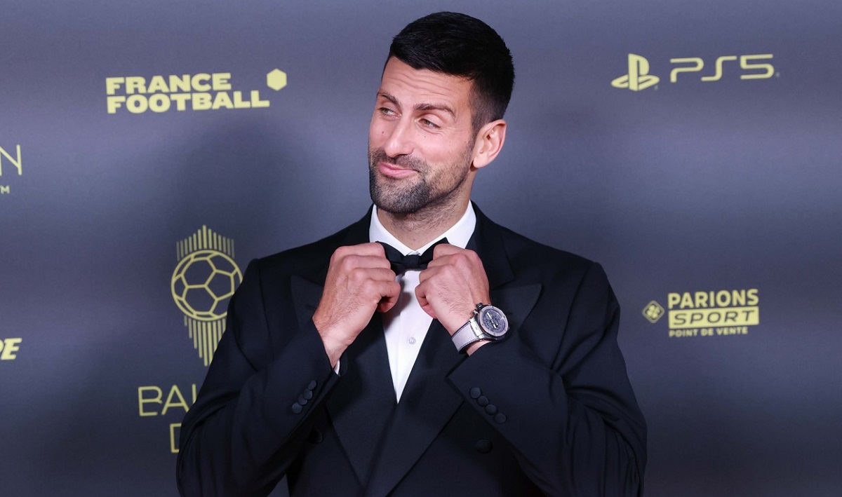 Novak Djokovic, dialog savuros la Gala Balonului de Aur