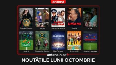 Noutățile lunii octombrie în AntenaPLAY. Care sunt surprizele de care se vor bucura abonații