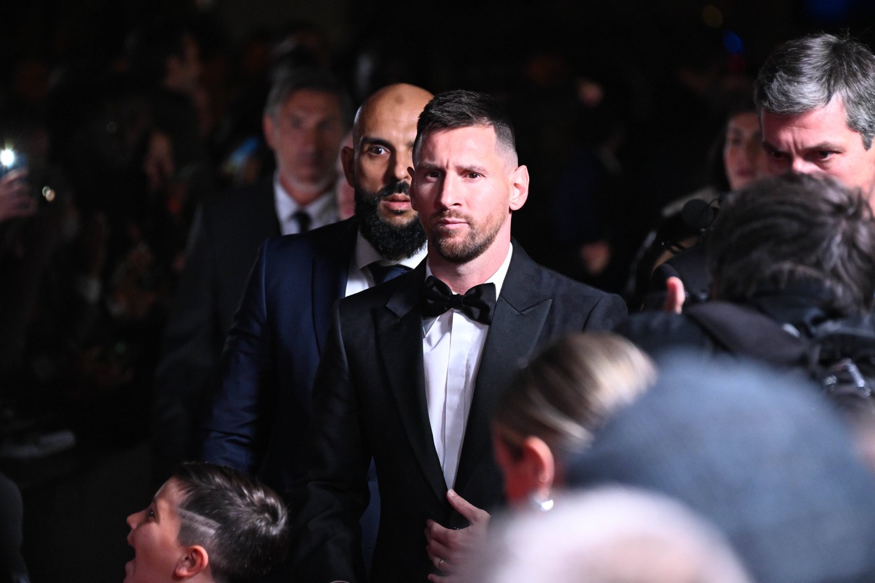 Lionel Leo Messi FOOTBALL : Ballon d Or 2023 - Paris - 30/10/2023 FedericoPestellini/Panoramic,Image: 818209280, License: Rights-managed, Restrictions: PUBLICATIONxNOTxINxFRAxBEL, Credit images as 