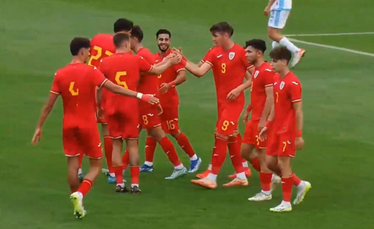 România U19, victorie catgeorică cu San Marino, scor 7-0