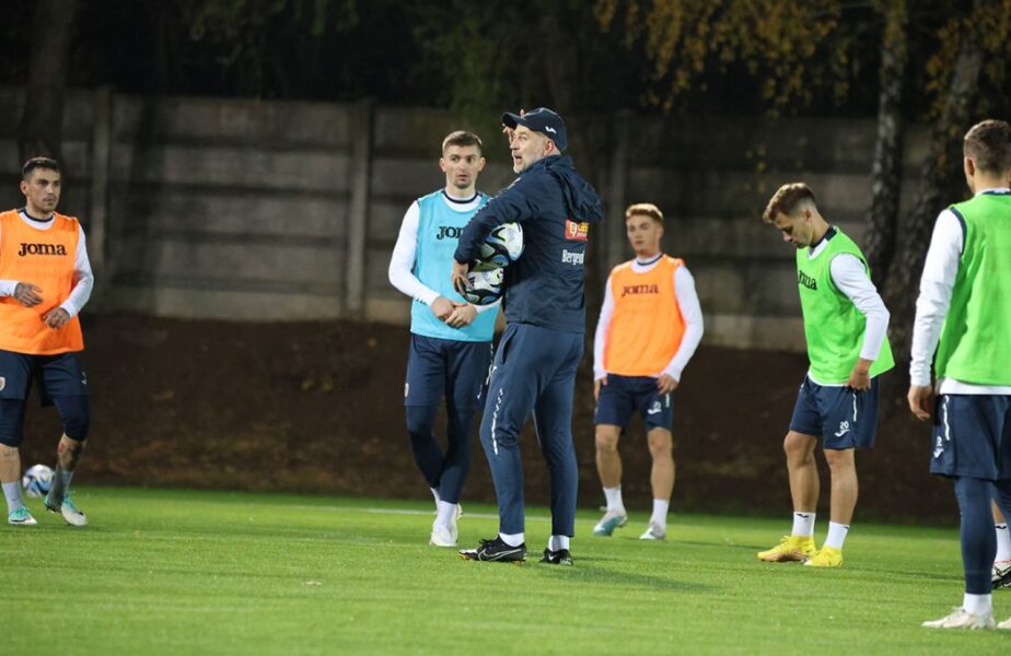 Imagini de la antrenamentul naţionalei! Ce au pregătit jucătorii şi selecţionerul Edi Iordănescu pentru meciul cu Israel