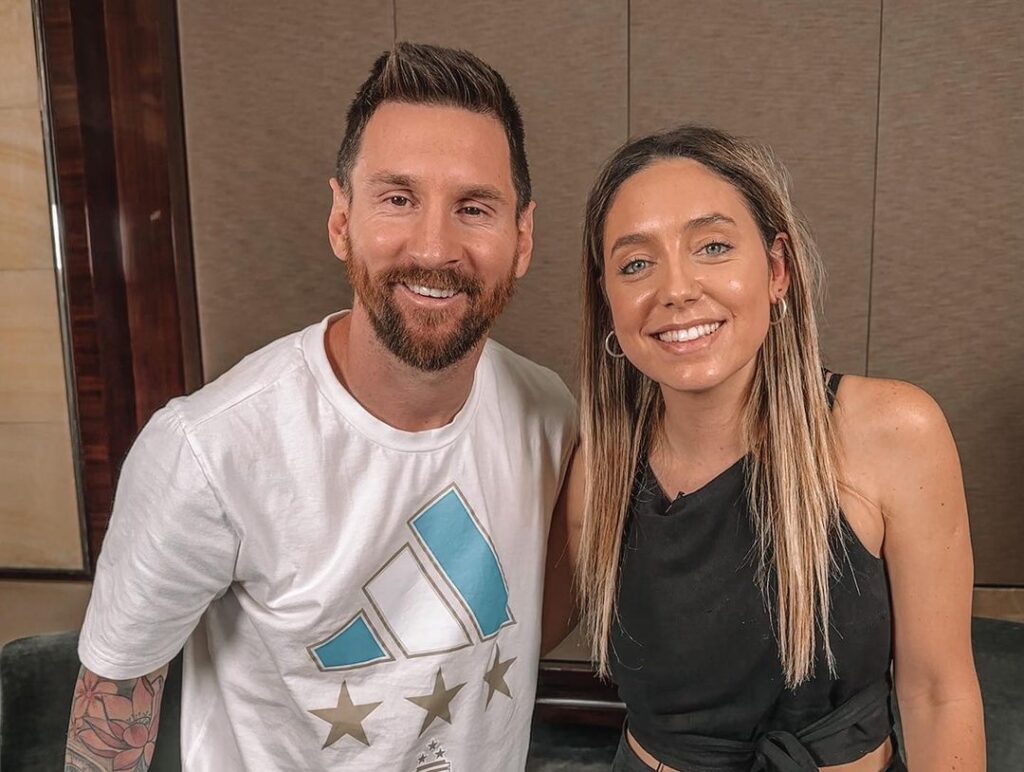 Lionel Messi şi presupusa amantă, Sofia Martinez / Instagram Sofia Martinez