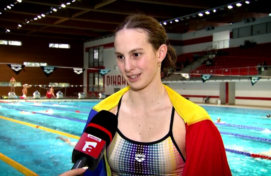 Daria Silişteanu uimeşte lumea înotului la doar 14 ani: „Sunt foarte mândră că reprezint această ţară”