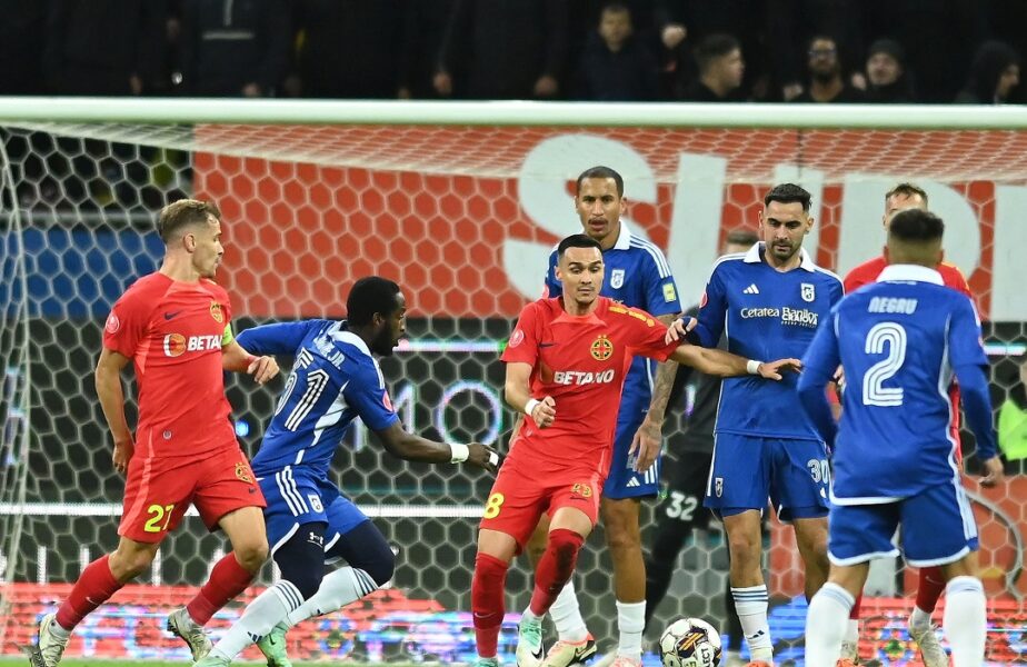 FCSB – FCU Craiova 2-1. „Roș-albaștrii” au revenit pe primul loc, după un final cu emoții pe Arena Națională