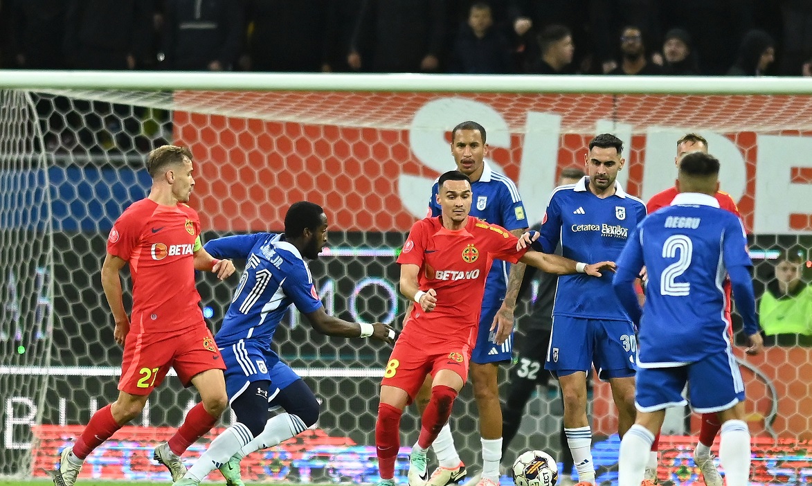 FCSB – FCU Craiova 2-1. Roș-albaștrii” au revenit pe primul loc, după un final cu emoții pe Arena Națională