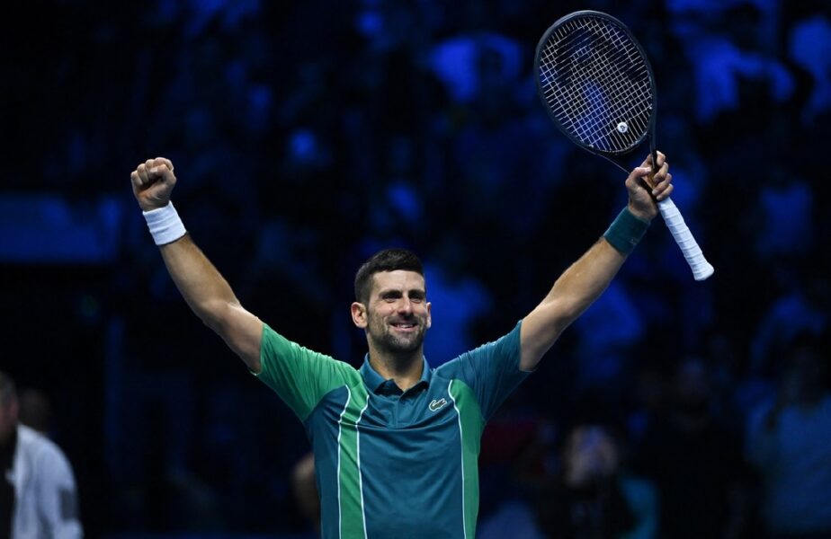 Novak Djokovic continuă să scrie istorie! Borna impresionantă a sârbului după victoria cu Holger Rune de la Turneul Campionilor